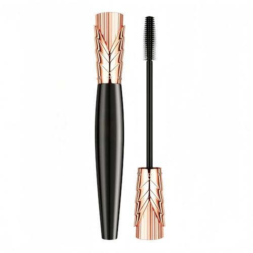 Mascara Nero Impermeabile - Volume e Lunghezza Estremi, Anti-Sbavature, Formula Senza Grumi, Durata 24 Ore, Effetto Riccio Naturale