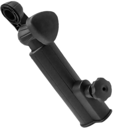 ANDRESLAD Golf Trolley Umbrella Holder Plastic Clamp with Double Bolt Fixed Base for Stable Golf Cart Umbrella Support Easy to Install Lightweight Accessory and Carts