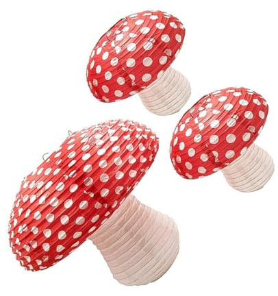 MOLUCKFU Farol de Seta 3D Colgante de Papel Rojo 3 Piezas 2 Unidades 20X185 CM 1 Unidad 35X35 CM Decoración para Fiestas Infantiles Cumpleaños y Eventos Temáticos