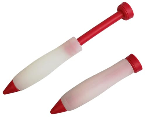 Zymoplas Penna per Decorare Torte in Silicone Portatile Professionale Fai-da-Te inodore Antiaderente per Domestico Pasticceria da Forno Penne spremiagrumi