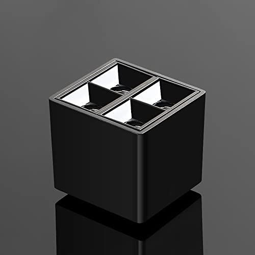 CMBSSTFC Luces de Rejilla cuadradas de 8 W, lámpara de Pared con Montaje Empotrado de 4 Luces, Foco de Techo direccional/lámpara de Acento, para decoración de Dormitorio, Sala de Estar y Cocina