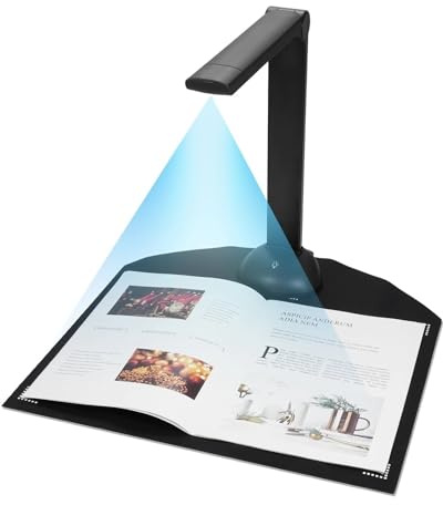 H6 Dokumentenkamera-Buchscanner A3/A4 mit LED-Fülllicht, HD-Scan 16 Megapixeln, hoher Scangeschwindigkeit, Unterstützung for mehrsprachige OCR