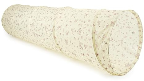 Bieco Tunnel XXL Vintage Flowers 180 x 46 cm Jeux Extérieur 1 An Pour Chat Lapin Intérieur Jardin Tente