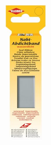 Kleiber 3 m x 2 cm Selbstklebendes, wasserdichtes, Stofffaser-Reparaturband für Zelte, Mäntel, Regenschirme usw, dunkelgrau