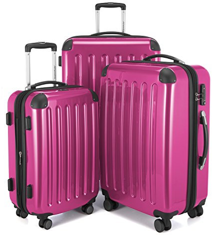 Hauptstadtkoffer Unisex Alex Luggage- Luggage Set, Magenta, Koffer-Set