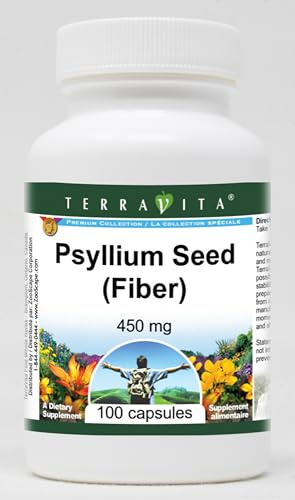 Psyllium Seed (Fiber) - 450 mg (100 Capsules, ZIN: 511401)