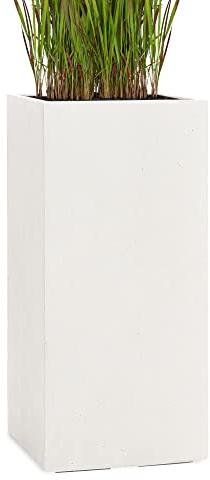 Pflanzwerk® Maceta Tower Arena 50x23x23cm *Resistente a Las heladas* *Protección UV* *Calidad Europeo*