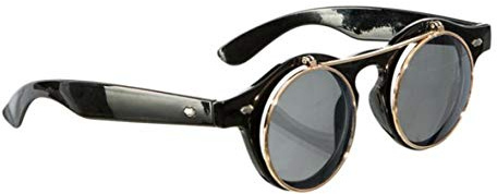 Orlob NEU Zubehör Brille mit Klappen, schwarz, 1 Stück