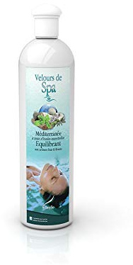 Camylle - Hot Tub Fragrance Méditerranée - A base di oli essenziali per spa o Jacuzzi - Equilibrante con aromi freschi e floreali - 250ml