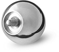Scrap Metal 23 316L Surgical Steel Replacement Ball 00g 19mm Internal Bar 2 pcs