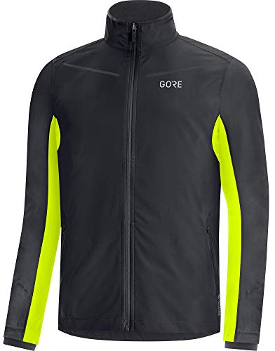GORE WEAR WEAR R3 Partial GORE-TEX INFINIUM, Giacca, Uomo, black/neon yellow, S
