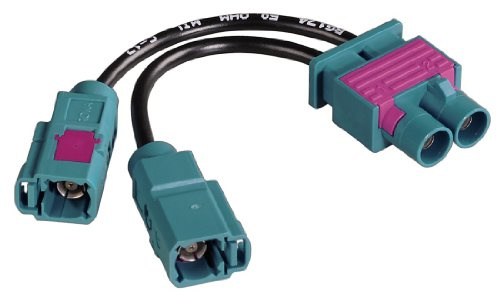 Hama Antennenadapter für Audi/Seat/Skoda/VW (Doppel-Fakra)
