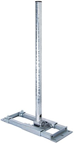 Premium X Deluxe X90-60 Dachsparrenhalter 90cm Mast 60mm SAT-Antenne Sparren-Halter Dach-Halterung für Satelliten-Schüssel mit Kabeldurchführung