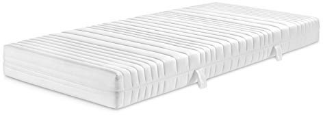 Traumnacht Basis 7-Zonen 2 in 1 Duo Komfortschaummatratze mit 3D Konturenschnitt für alle Schlaftypen, Härtegrad 2 und 3, 140 x 200 cm,Öko-Tex zertifiziert, produziert nach deutschem Qualitätsstandard