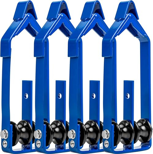 Jonard Tools CR-210/4 Doppel-Kabelrolle für Kabel mit einem Durchmesser von 1 Zoll, 4 Stück