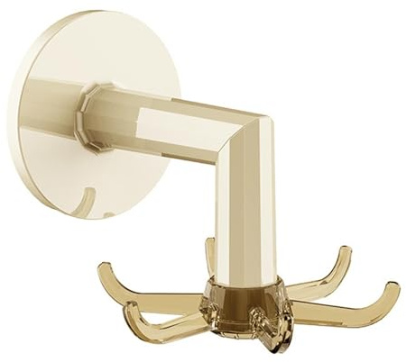 Um 360 Grad drehbarer Klapphaken – 360 Grad Wandhaken mit 6 Haken, Mehrzweck-Haken ohne Bohren, wasserabweisend, Küchenutensilienhalter