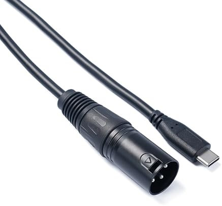 Fcnjsao USB Tipo C A 3Pin XLRS Maschio Femmina Connettore Microfoni Cavo Cavo Audio Bilanciato Per Miscelatori E Amplificatori
