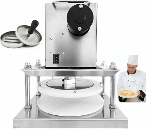 Electric Dough Press Machine for Pizza, Pie, and Cookies, Stainless Steel Construction for Durability and Easy Cleaning
