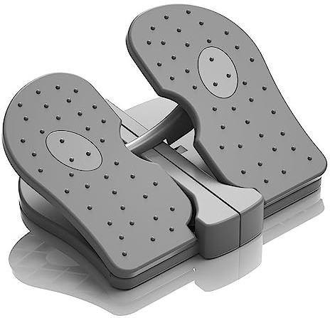 Jauarta Foot Stepper Machine Nylon Reinforced Mini Stepper Trainer Silent Folding Under Desk Training Trainer