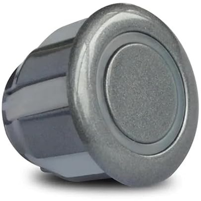 Capteur de stationnement Kit Capteurs Stationnement Radar Recul Arrière pour Voiture 8 Avertisseurs Sonores Indicateur Alerte Sonore(Grey)