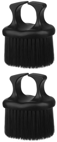 TOYANDONA Bartbürsten Verhindert Verrutschen 2 Stück für Männer mit Ringdesign aus Nylon und ABS und Reinigt Bärte Effektiv für Bartpflege und Haarsalons