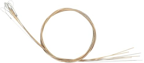 Homoyoyo Juego de 8 Cuerdas para Mandolina de Acero Inoxidable y Cobre Fósforo, Diseño Fácil de Cambiar, Accesorios para Mandolina