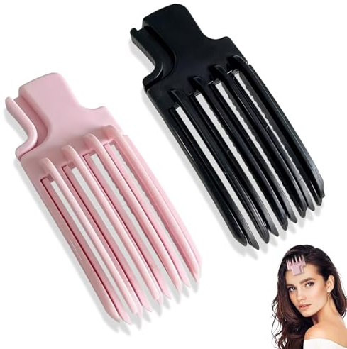 LYQNIHOB 2x Pettine per capelli, Clip Del Volume Della Radice, Clip Della Radice Del Volume, Pettine Per Radici Volume Dei Capelli Ricci, Fermagli per Capelli Volumizzanti Radici, Volume Della Radice