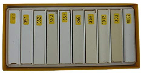 1 x Box - 10 Shades of White Konig Hard Wax Repair Laminate Floor Worktop UPVc Timber