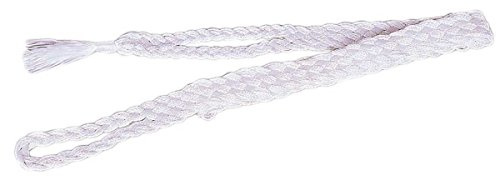 Kerbl Geburtsstrick geflochten, weiß, 190cm, 2 Schlaufen