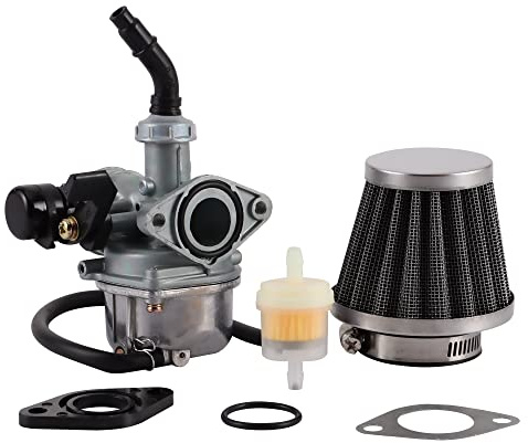 GOOFIT 19mm PZ19 Carburateur 35mm Filtre à air Remplacement pour 50cc 70cc 125cc 90cc 110cc Câble Choke ATV Quad Go-kart Pit Bike TAOTAO