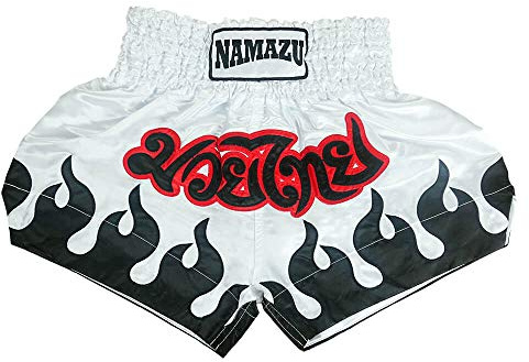 NAMAZU Muay Thai Shorts for Men and Women, High Grade MMA Gym Boxing Kickboxing Shorts Workout Training Grappling Martial Arts Fight Shorts Clothing.