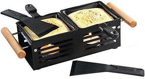 Cilio Formaggio 174007 Raclette - Raclette in legno, colore: Nero