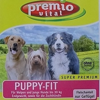 5 kg Premio Vital Puppy-Fit | Welpen Trockenfutter glutenfrei | Reis + Kartoffeln | Fleischanteil nur Geflügel | Das Trockenfutter für Welpen und Junghunde bis 30 kg Endgewicht