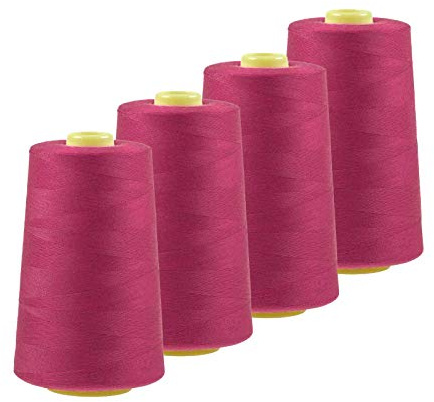 4 x 4572m Qualitäts Overlock-Garn Overlock-Nähgarn Oeko-Tex Farben 541 bis 580