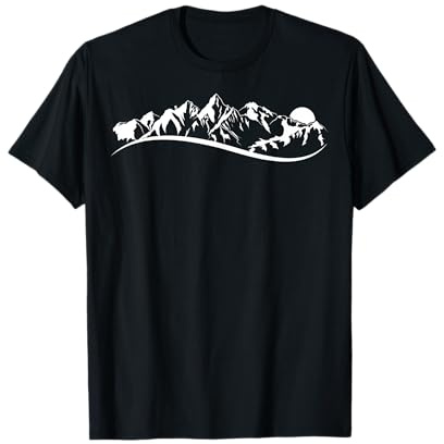 Montagne, randonnée, nature, montagne, plein air, cadeau T-Shirt