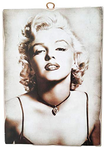 KUSTOM ART Bild im Vintage-Stil Marilyn Monroe aus der Sammlung Druck auf Holz