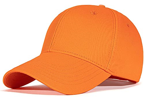 Bakicey Baseball Cap Unisex Outdoor Baseball Cap Kappe Baumwolle Baseball Mützen Erwachsenen Casual Reine Farbe Baseboard Baseballkappe Verstellbar Athletic Baseball Cap Kappe Damen Herren