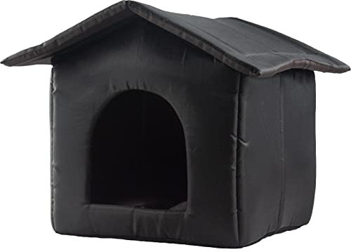 Bexdug Hundehaus Hundehöhle,Outdoor-Katzenhaus Wetterfest, Indoor-Hundehaus, Winterwarmes Oxford-Stoff-streunende Katzenunterkunft Für Wilde Katzenhunde Im Freien