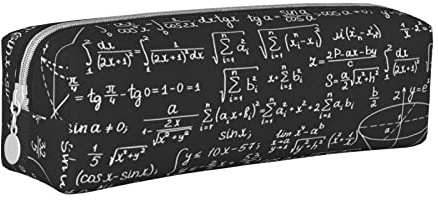 HAOSOFT Federmäppchen Jungen Mädchen Mathematik Mathematische Formeln Berechnungen Mäppchen Groß Kapazität Federtasche Stiftetasche Federmappe Schulsachen Pencil Case für Schule Student