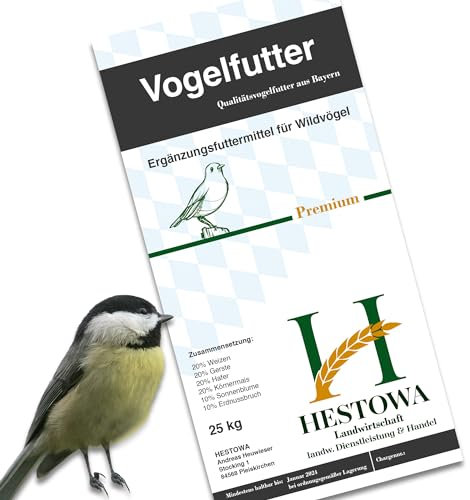 25 kg Premium Vogelfutter Ergänzungsfuttermittel für Wildvögel Streufutter