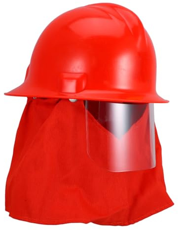 FUNOMOCYA Casco Antinfortunistica Per Vigili Del Casco Sicurezza Ventilato Leggero e Resistente Agli Impatti Protezione Ottimale Per Lavori Di Estinzione Incendi Colore Arancione
