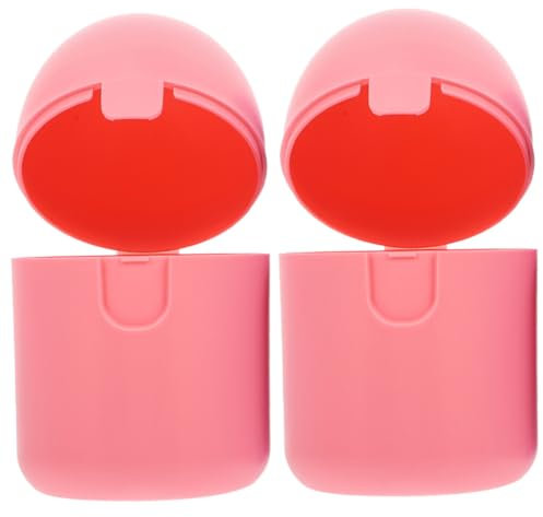 KOMBIUDA 2 Stück Mikrowellensterilisator Aufbewahrungsbox Für Menstruationstassen Bpa Frei Kompakt Wasserfest Für Hygienische Reinigung Und Sichere Aufbewahrung Persönlicher Damenaccessoires