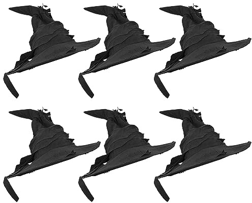 Tall Black Wizard Witch Hat Fancy Dress Accessory School Book Week World Day Movie Character Television Halloween Parties Events Costume One Size