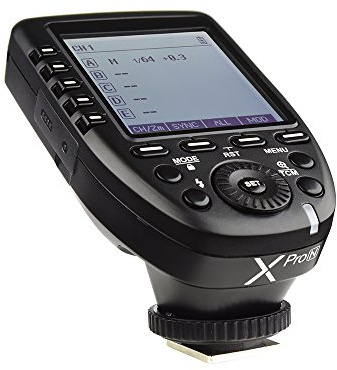 Juroupi Juroupi Xpro-N I-TTL Flash Trigger Transmitter with Large LCD Screen 2.4G Wireless X System 32 Channels 16 Groups Support TTL Autoflash 1/8000s HSS for Nikon Series Cameras for