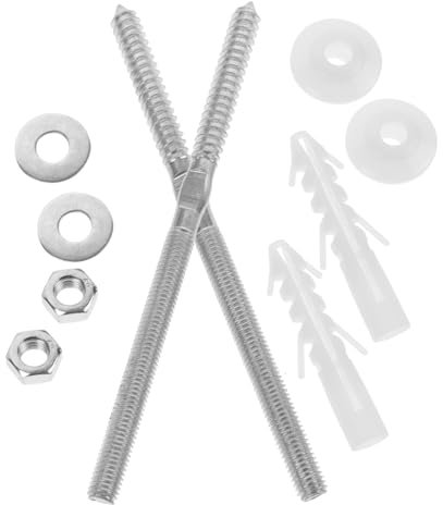 Operitacx Extended Expansion Screw Basin Spanner Wash Basin Fixing Set Antiloosing Screw Abs Iron Material