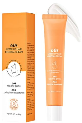Aloe Vera Facial Hair Remover for Women-Hair Removal Cream-Gentle Depilatory Cream for Face- Depilatory Shaving Cream with Soothing Formula, Smooth Skin for Face, Bikini Line, and Legs