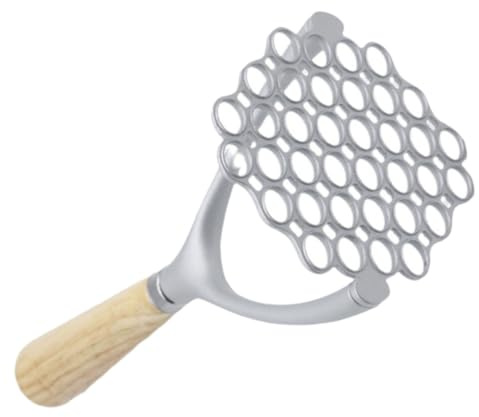 ULTECHNOVO Schiacciapatate Manuale Alluminio Utensile per Purè e Frutta Strumento Compatto e Resistente per da Usare e Riponibile