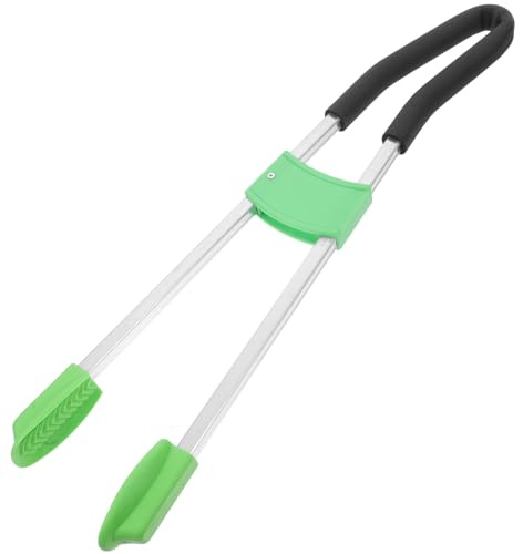 Milisten Pinza Raccoglitore Rifiuti in Alluminio Leggero Resistente Impugnatura Ergonomica Antiscivolo per Raccolta Spazzatura Interna ed Esterna Strumento Igienico per Raccolta Immondizia