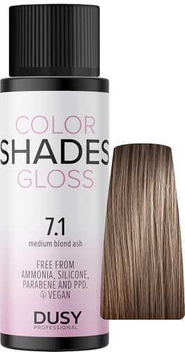 Dusy Color Shades 7.1 mittelblond asch 60ml | erfrischt die bestehende Haarfarbe | ammoniakfreie Gel-Cremetönung