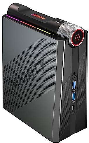 NiPoGi AD08 Mini PC i7-12650H (fino a 4,70GHz, 10C/16T), 32GB DDR4 512GB M.2 NVME SSD mini PC desktop, 4K Triple Display, WiFi 6, BT 5.2